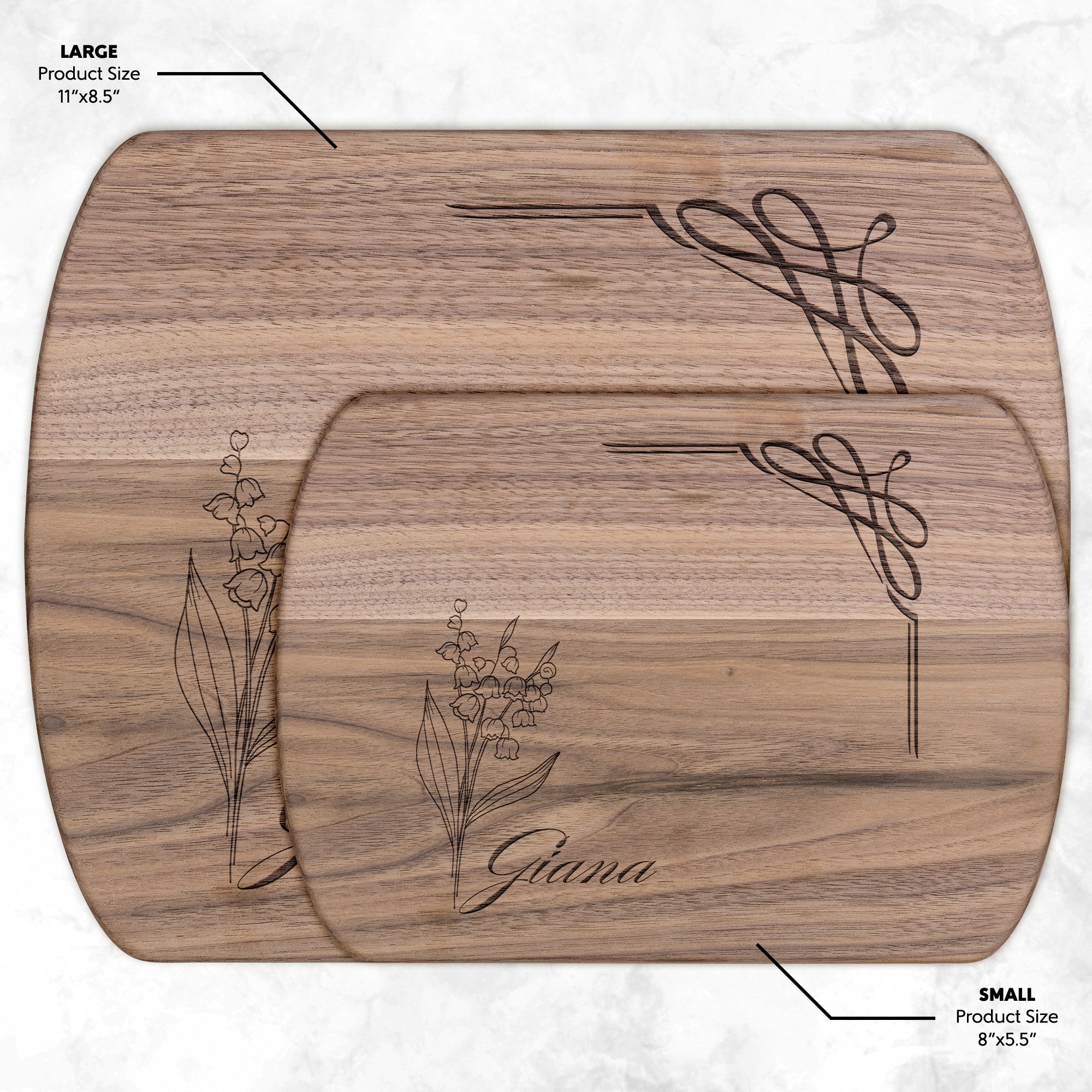 May Lily Of The Valley Cutting Board