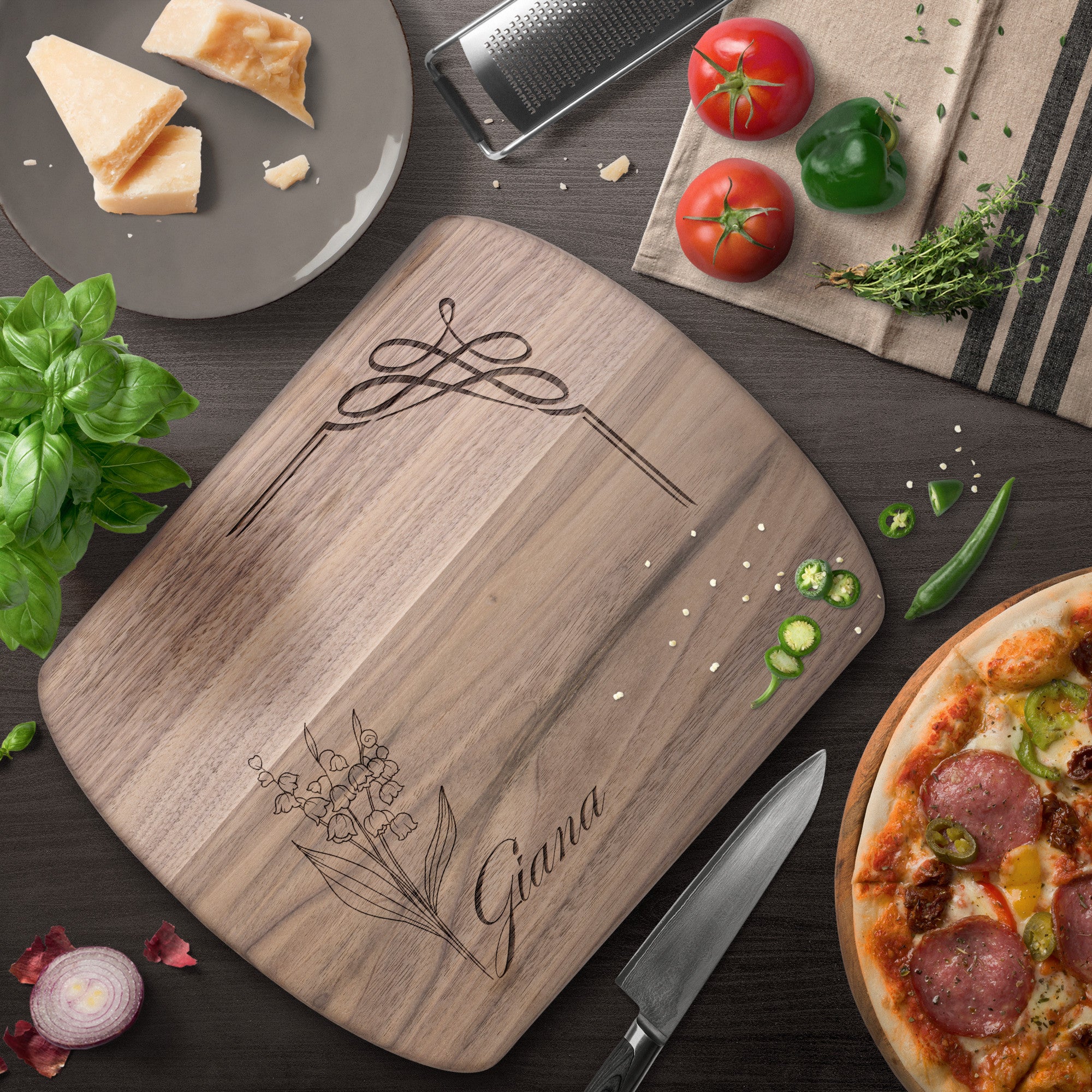 May Lily Of The Valley Cutting Board