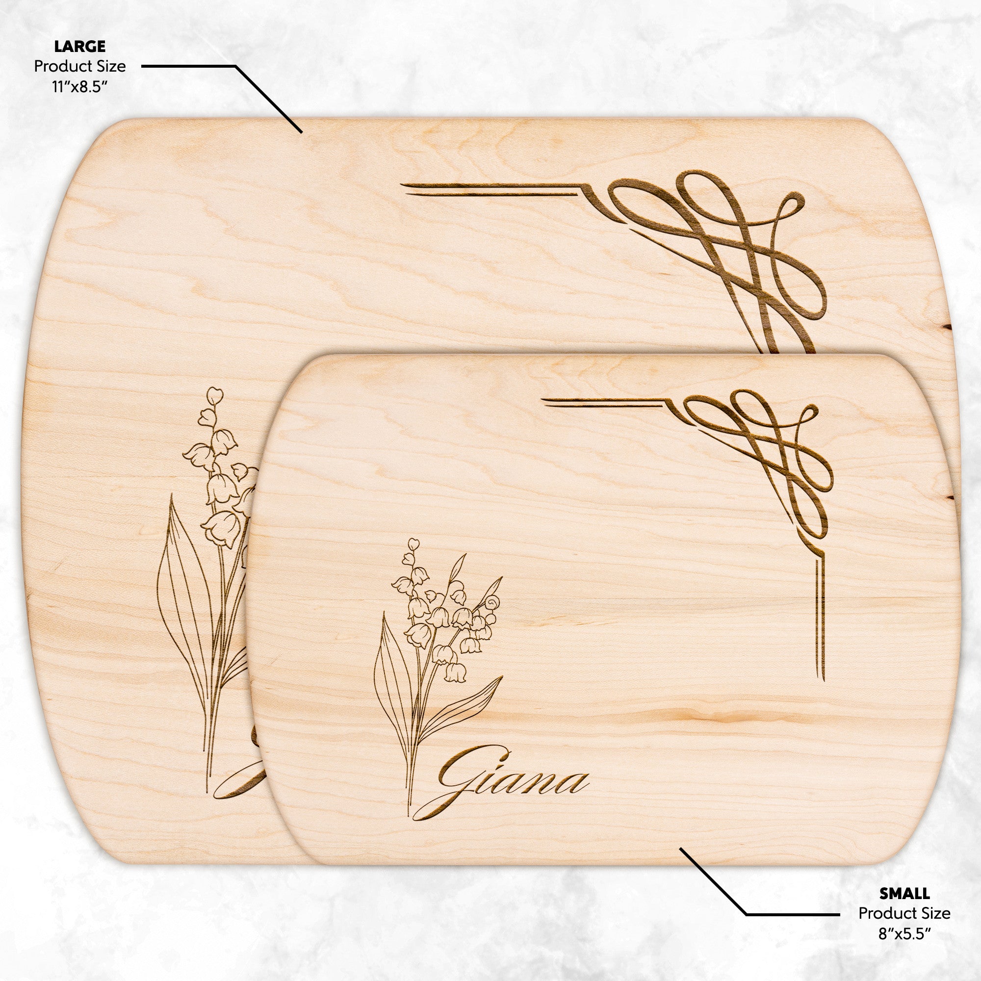 May Lily Of The Valley Cutting Board