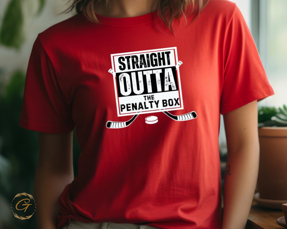 Straight Outta The Penalty Box Hockey T-shirt product type