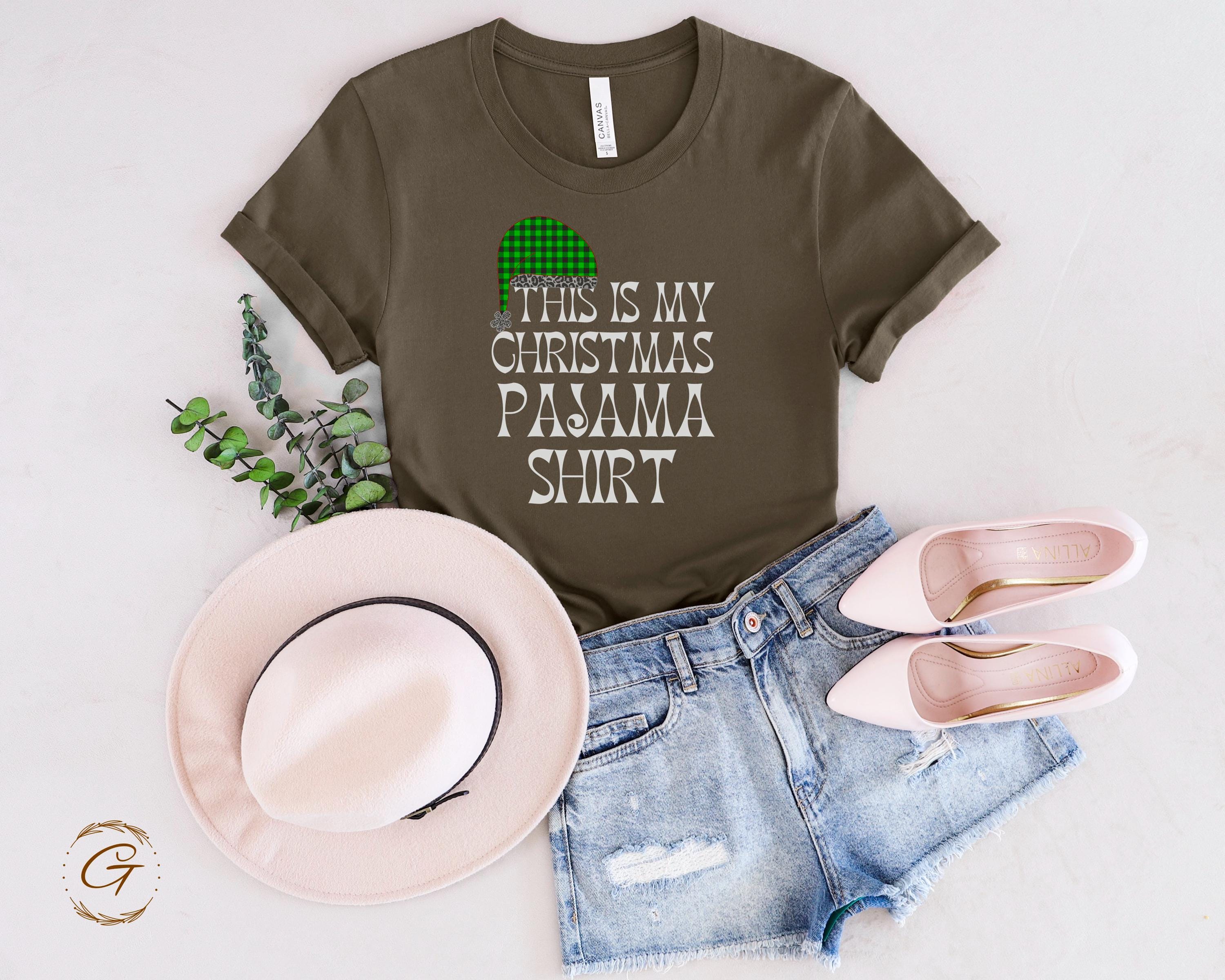 Christmas T-Shirt, Xmas Pajama Shirt for Holiday Festive Season Tee