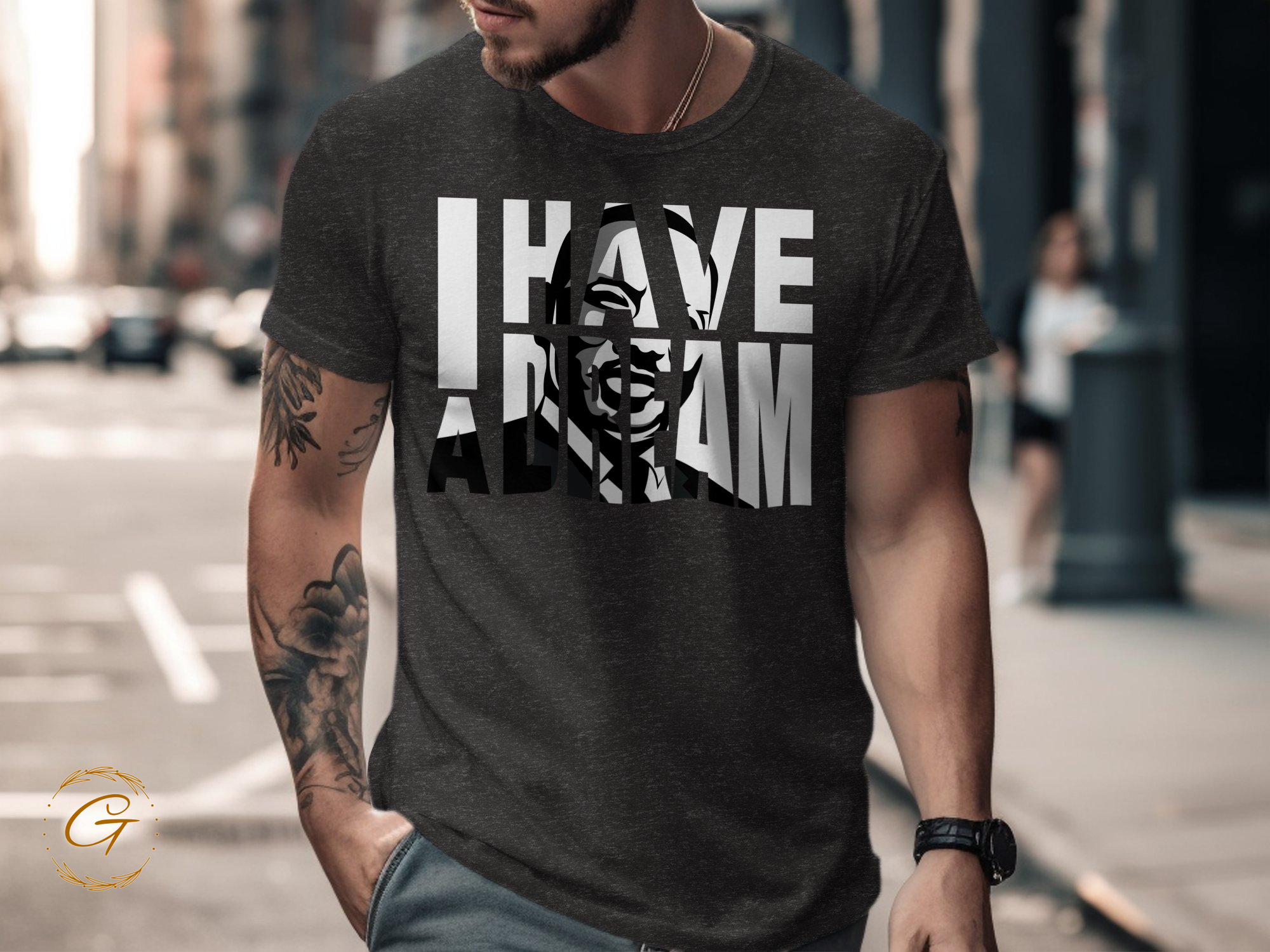 I Have A Dream Graphic Print Tee product