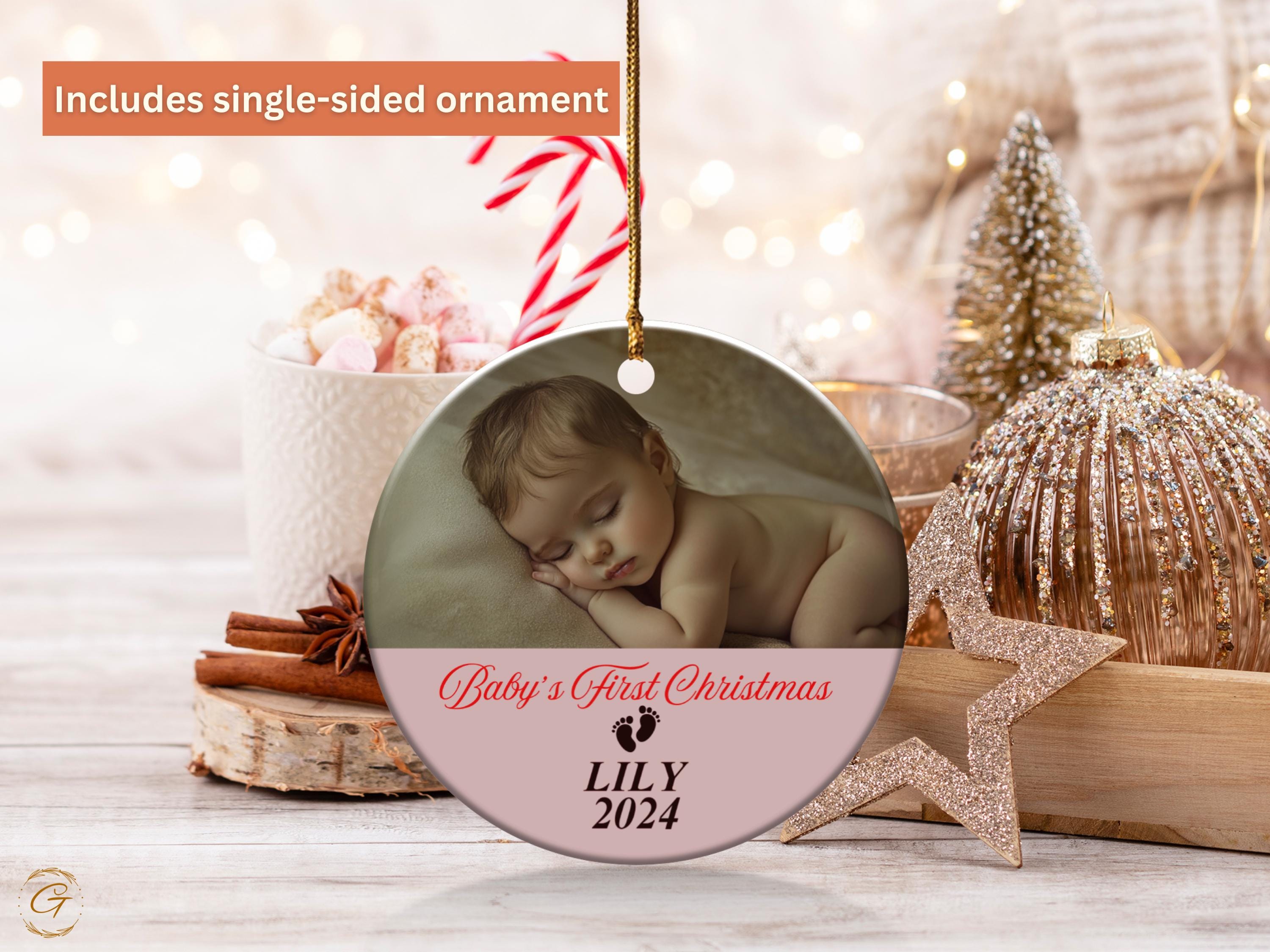 Personalized Baby's First Christmas Ornament