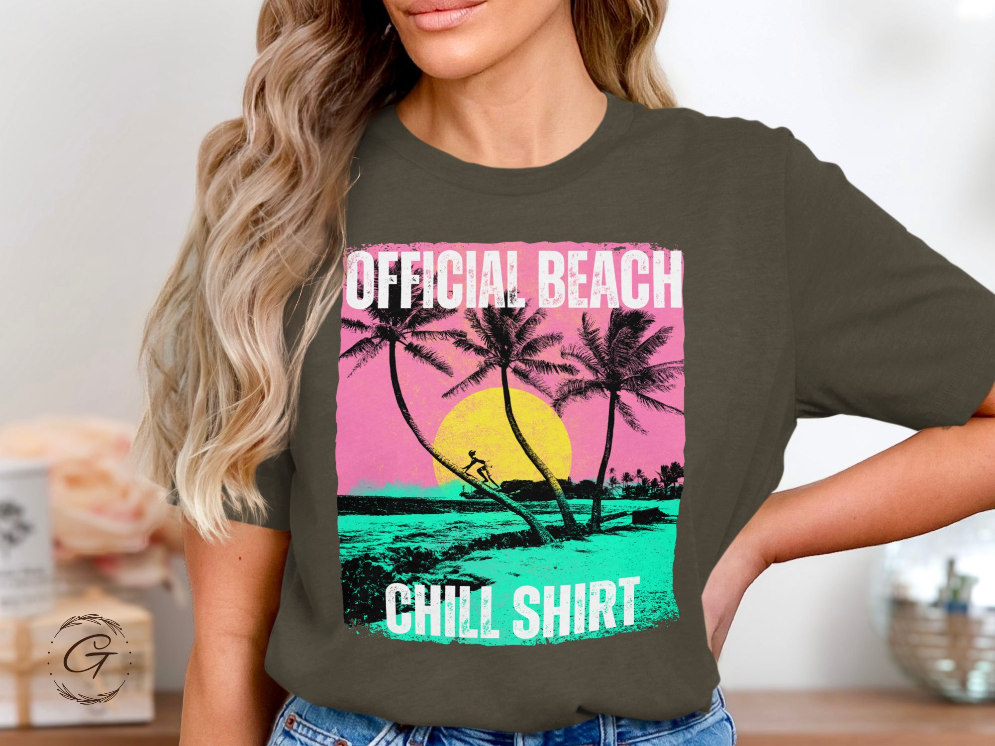 Official Beach Chill Shirt with Sunset Vibe product