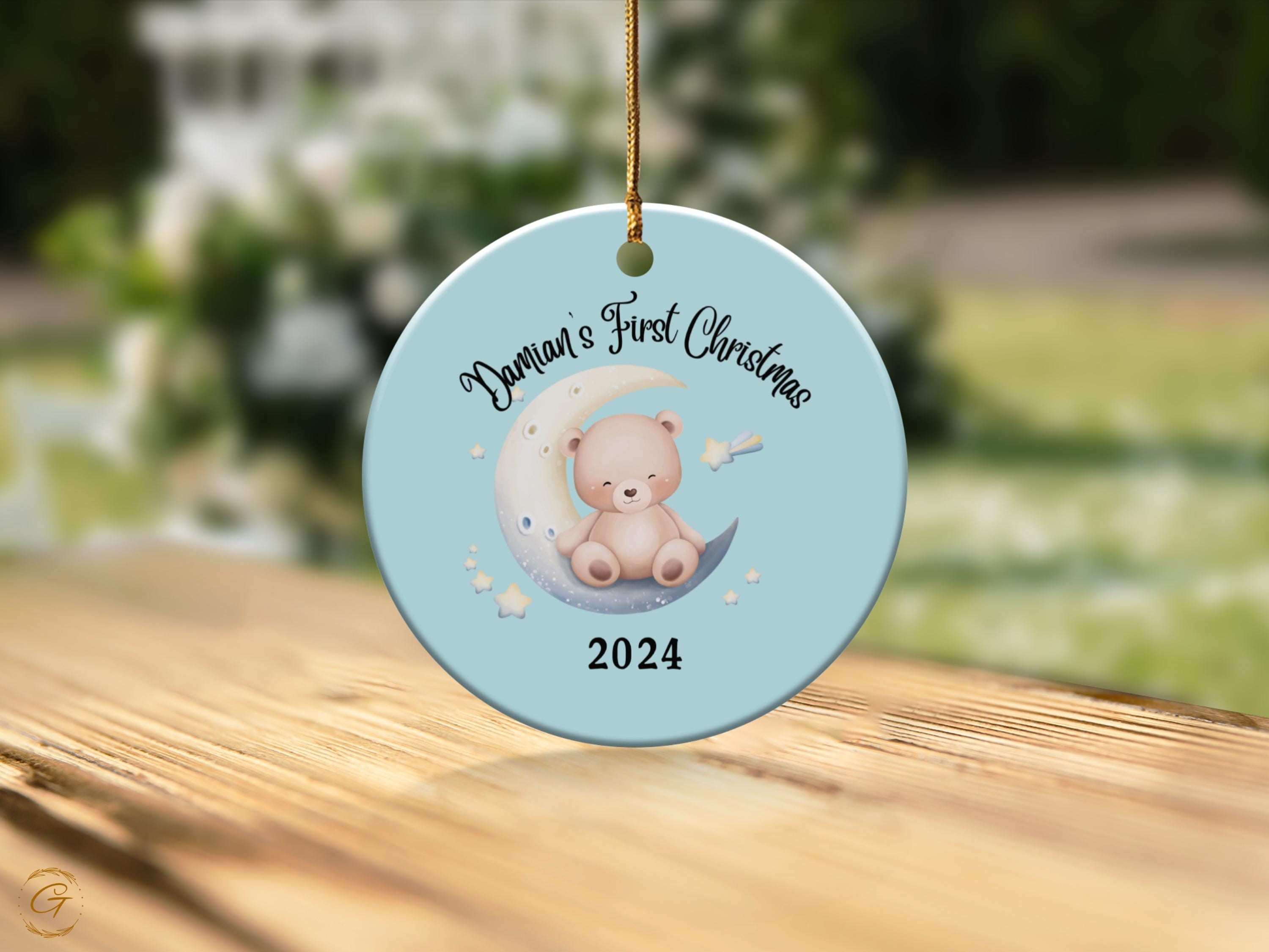 Personalized Baby's First Christmas Ornament