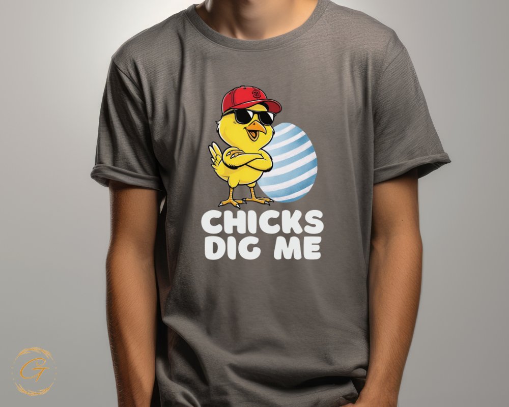 Chicks Dig Me Graphic Novelty Shirt product
