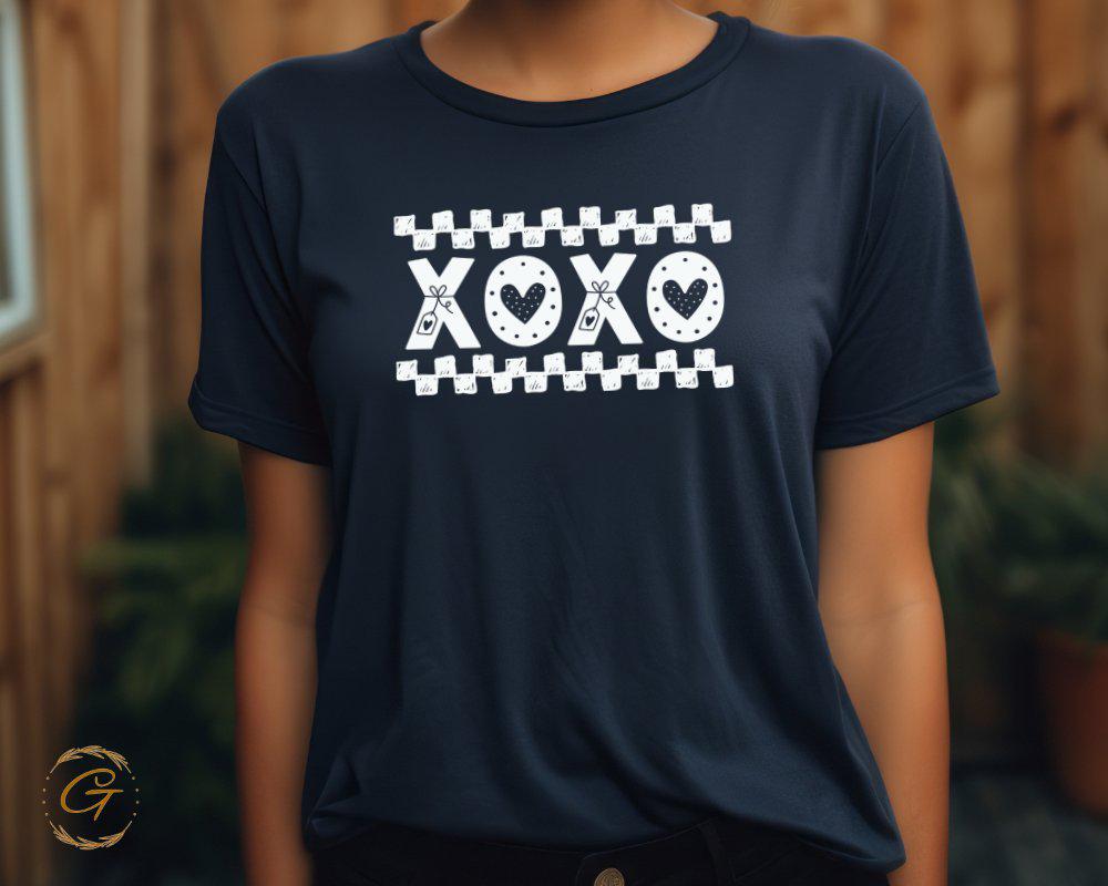 Valentines T-Shirt, Cute XOXO Graphic Tee