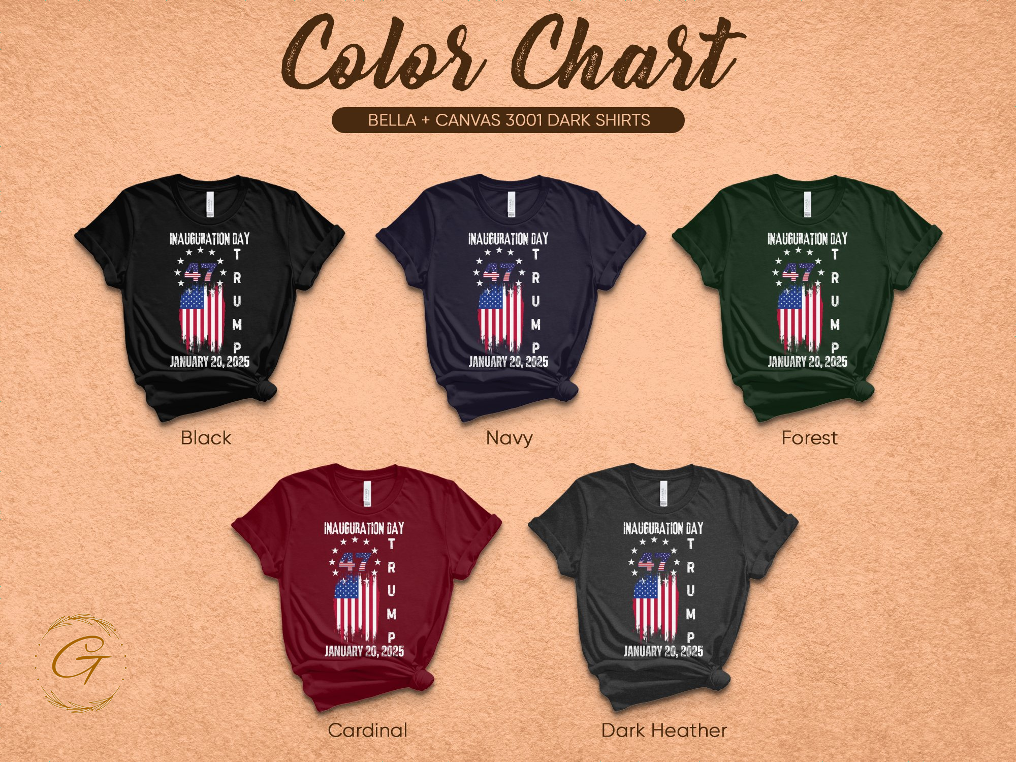 Inauguration Day Trump January 20 2025 Dark Shirts product