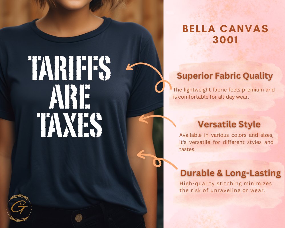 Tariffs Are Taxes Graphic T-Shirt product