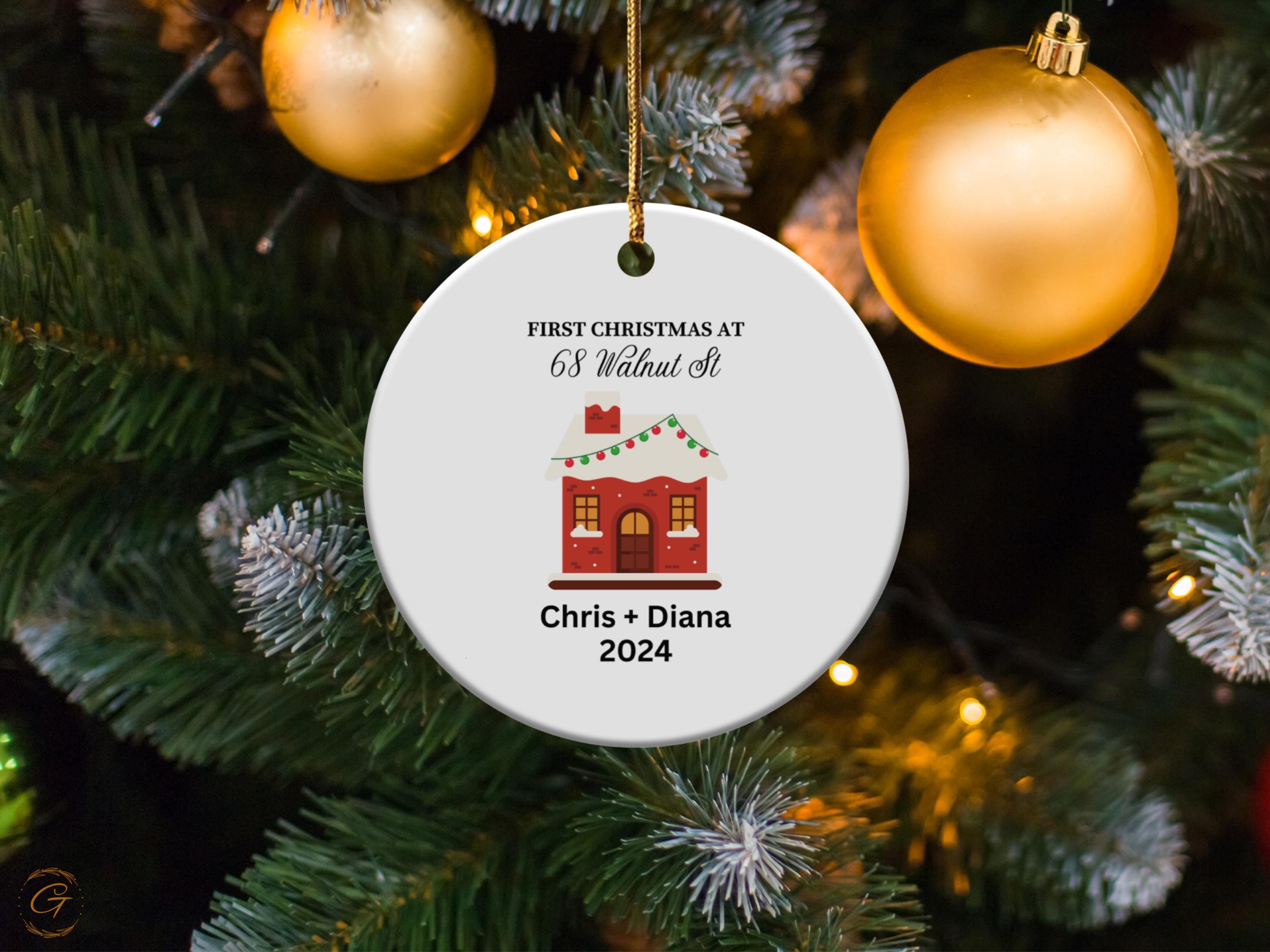 Personalized First Christmas Ornament, Custom Family Ornament, Christmas Keepsakes 2024, Holiday Decoration Keepsakes, Ideal Gift for Family