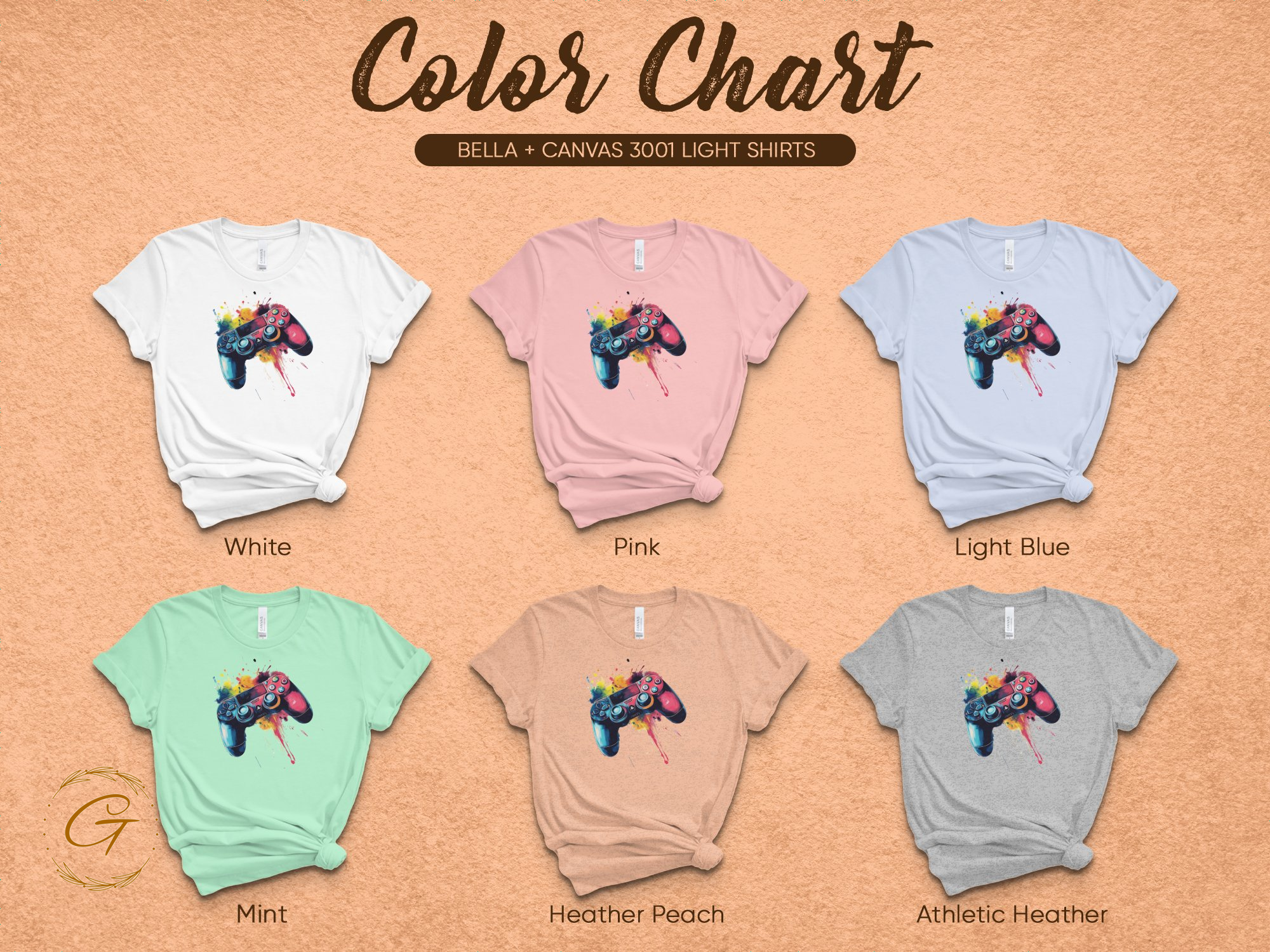 Colorful Game Controller Graphic T-Shirt product