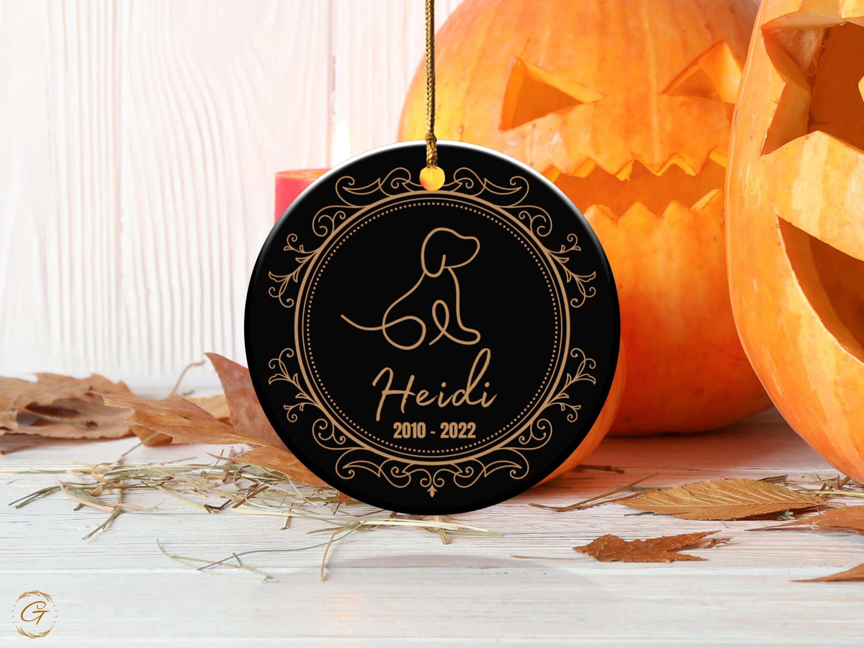 Memorial Pet Ornament, Dog Remembrance Keepsakes