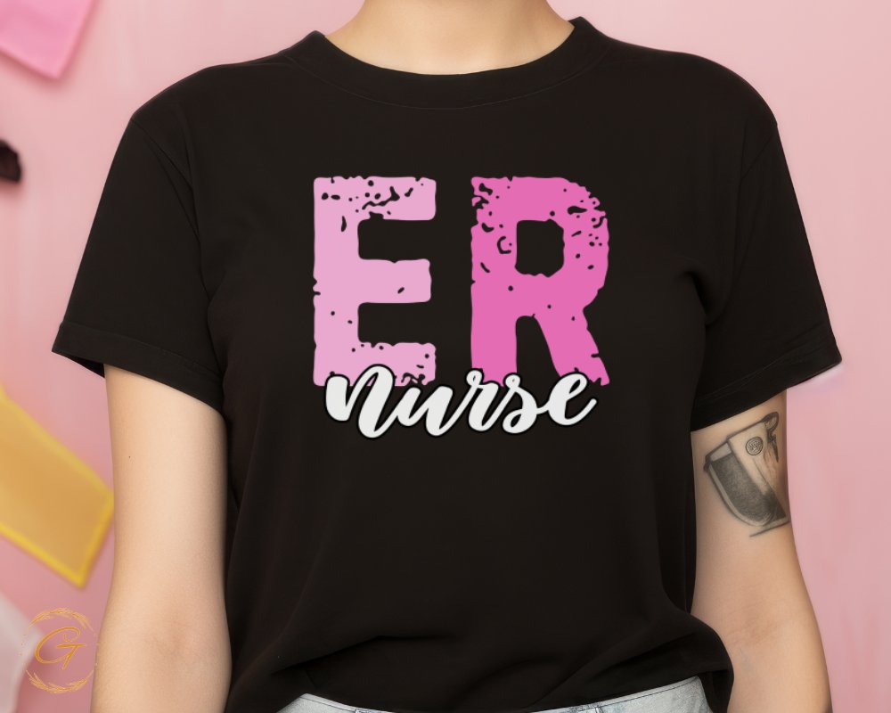 ER Nurse Graphic Design Unisex Tees T-Shirt product
