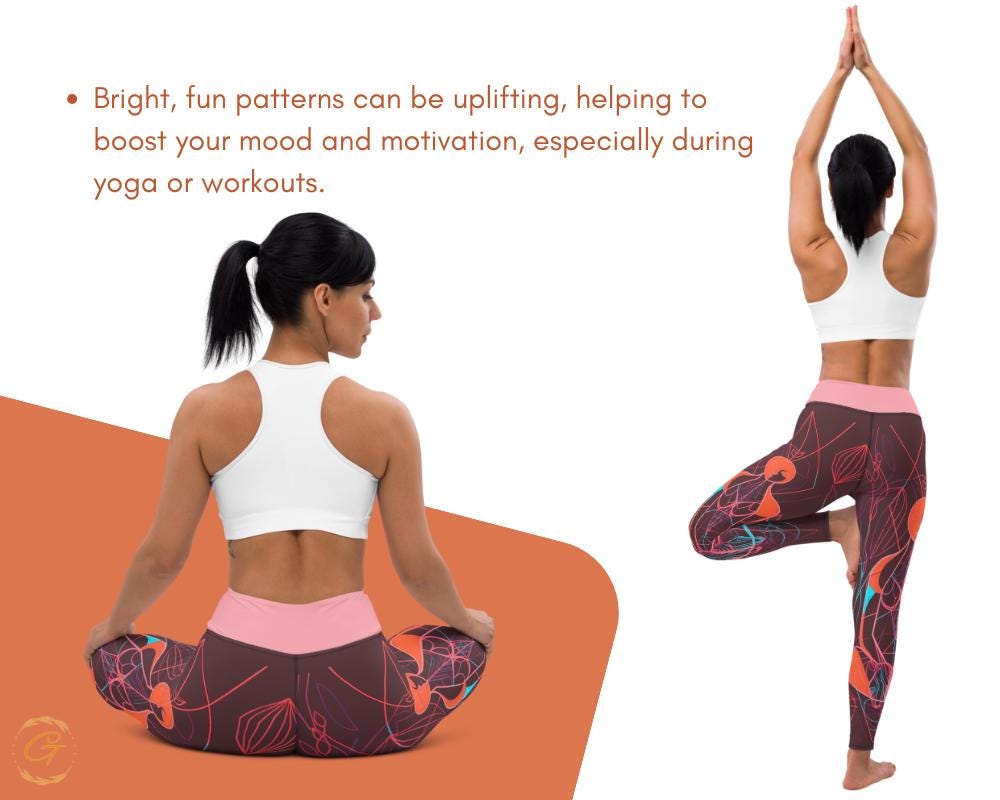 Dryad AOP Design Yoga Shorts and Leggings, Comfortable High-Quality Activewear, Perfect for Workouts Yoga and Everyday Wear, Stretchy Fabric