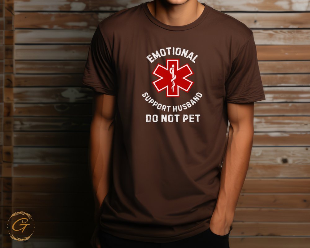 Emotional Support Husband Do Not Pet T-shirt product type
