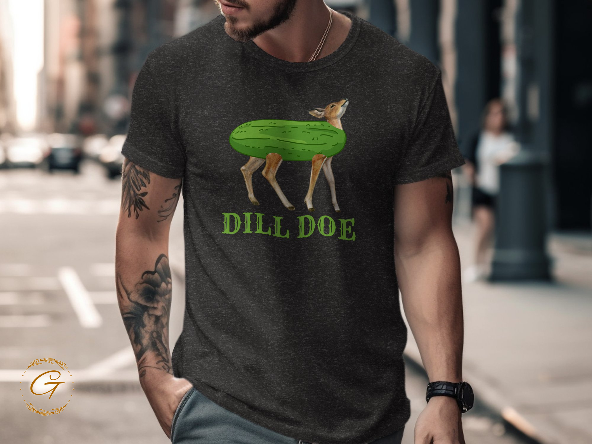 Funny Dill Doe Graphic Tee for Casual Wear T-shirt product