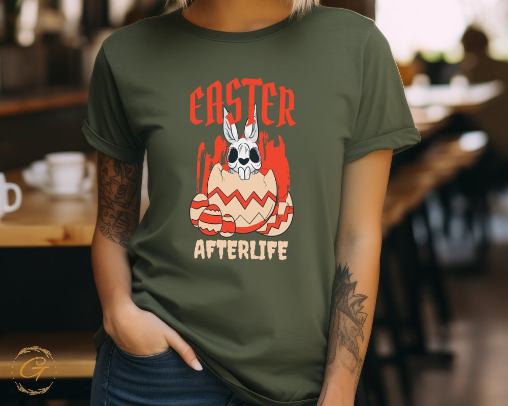 Unique Easter Afterlife Themed Graphic T-Shirt product