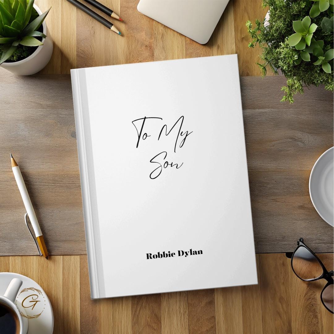 To My Son Journal Notebook Design
