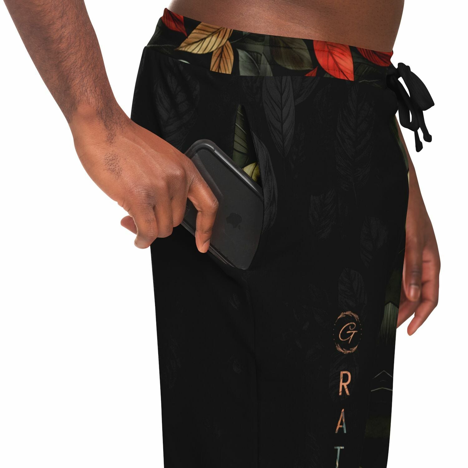 Autumn Leaves Joggers – Botanical Aesthetic Sweatpants