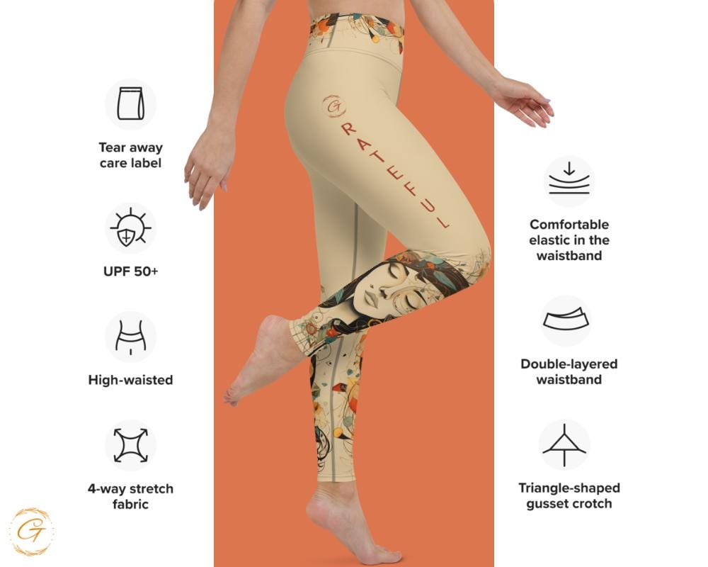 Quantum Floral AOP Yoga Leggings and Shorts Comfortable Women’s Activewear High-Stretch Comfortable Perfect for Yoga Fitness and Casual Wear