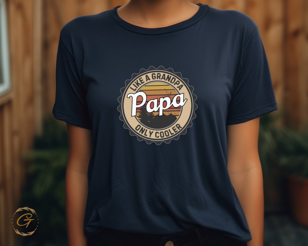 Like a Grandpa Only Cooler Papa Shirt product