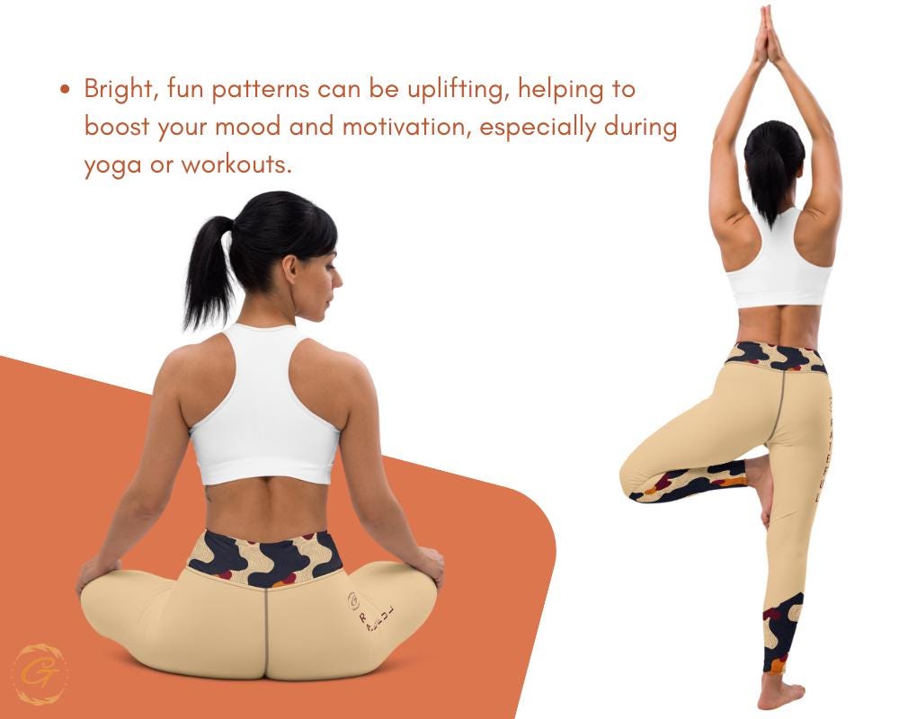 Wavy Lines AOP Yoga Leggings and Shorts – Stylish Activewear with Unique Abstract Design for Yoga, Gym, or Casual Wear, Ideal Gift for Yogis