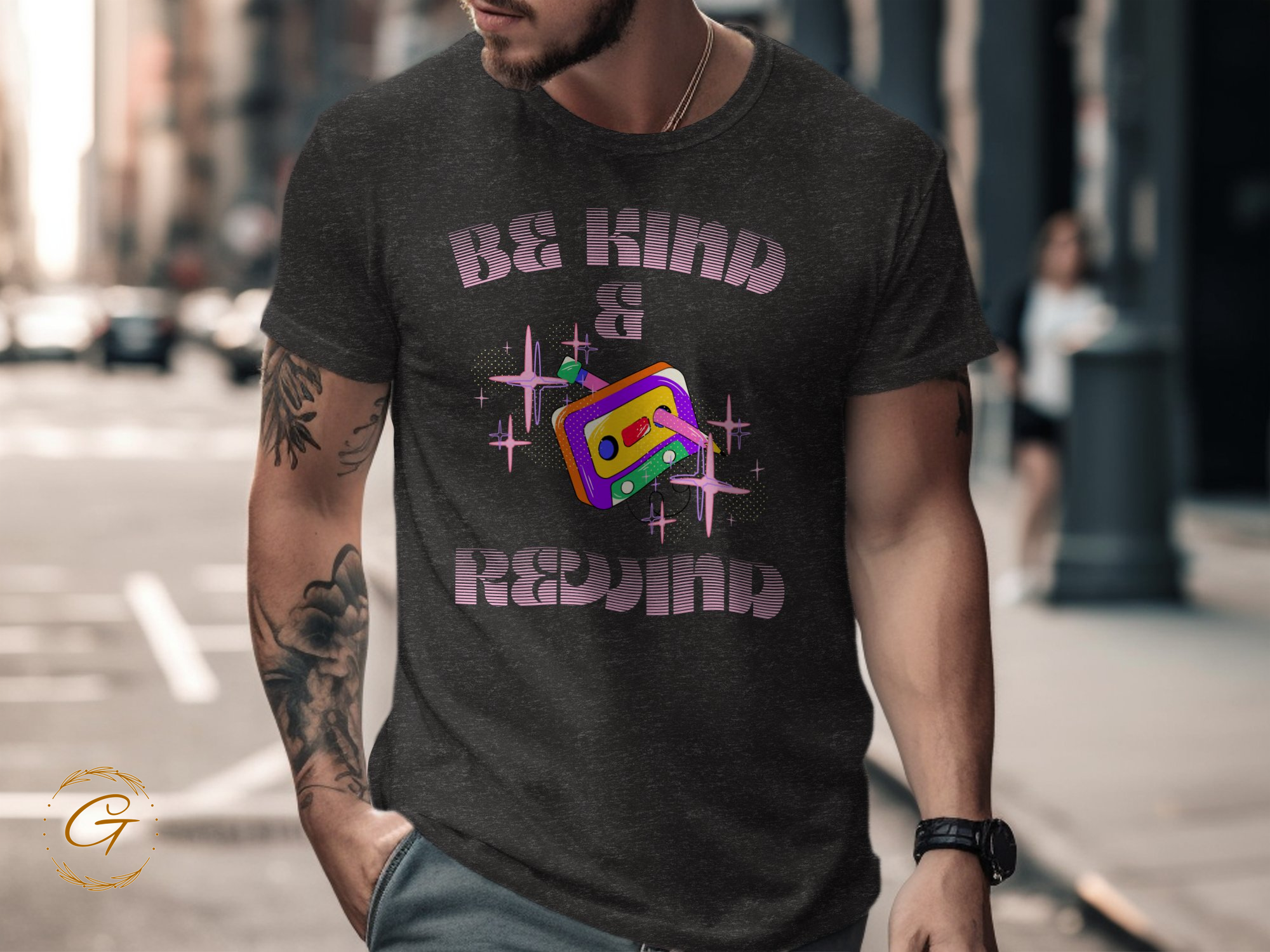 Be Kind Rewind Graphic Tape Cassette T-Shirt product