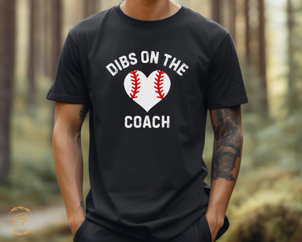 Dibs on the Coach Baseball Heart Graphic Shirt product type