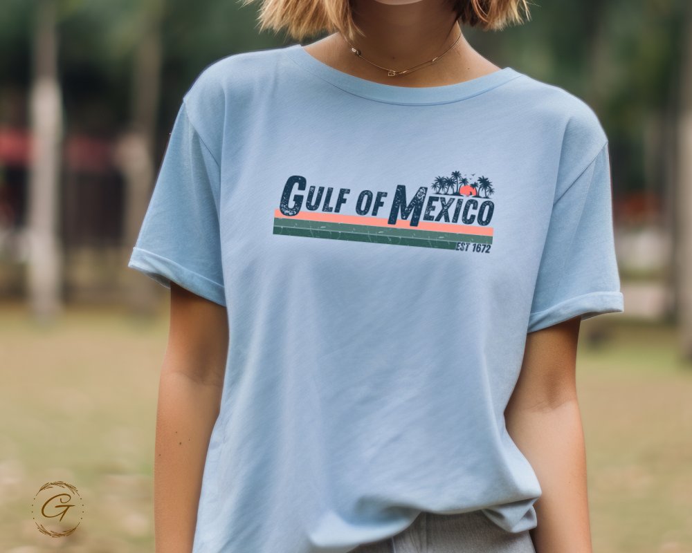 Gulf of Mexico Est 1672 Graphic Printed T-Shirt product