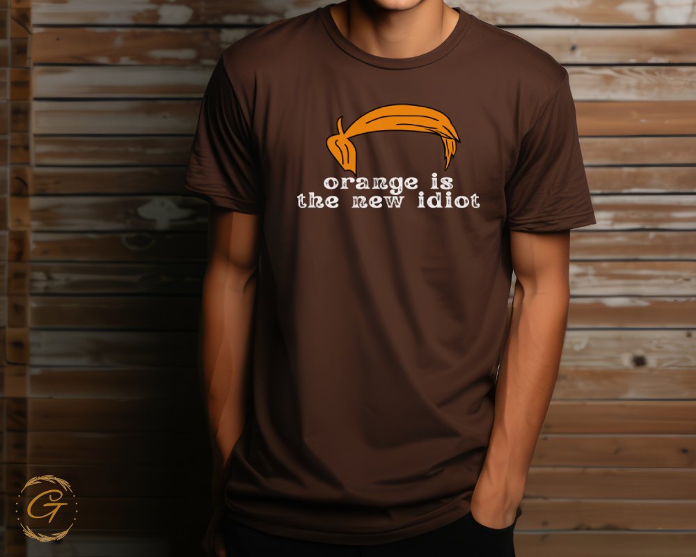 Orange is the New Idiot Graphic T-shirt product