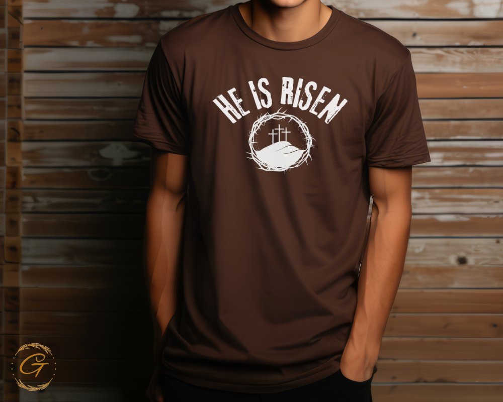 He Is Risen Graphic Religious T-Shirt product