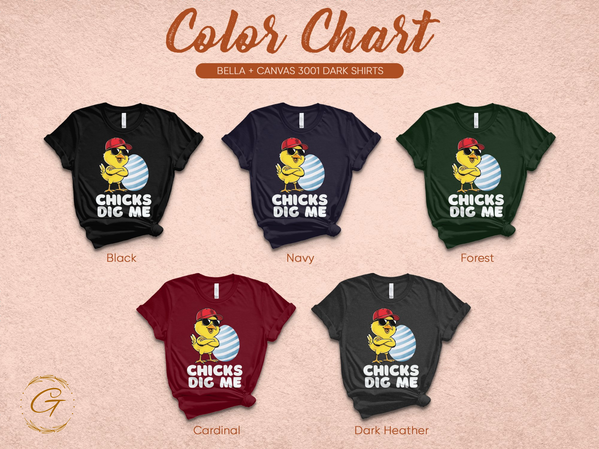 Funny Chicks Dig Me Graphic Printed Shirt product