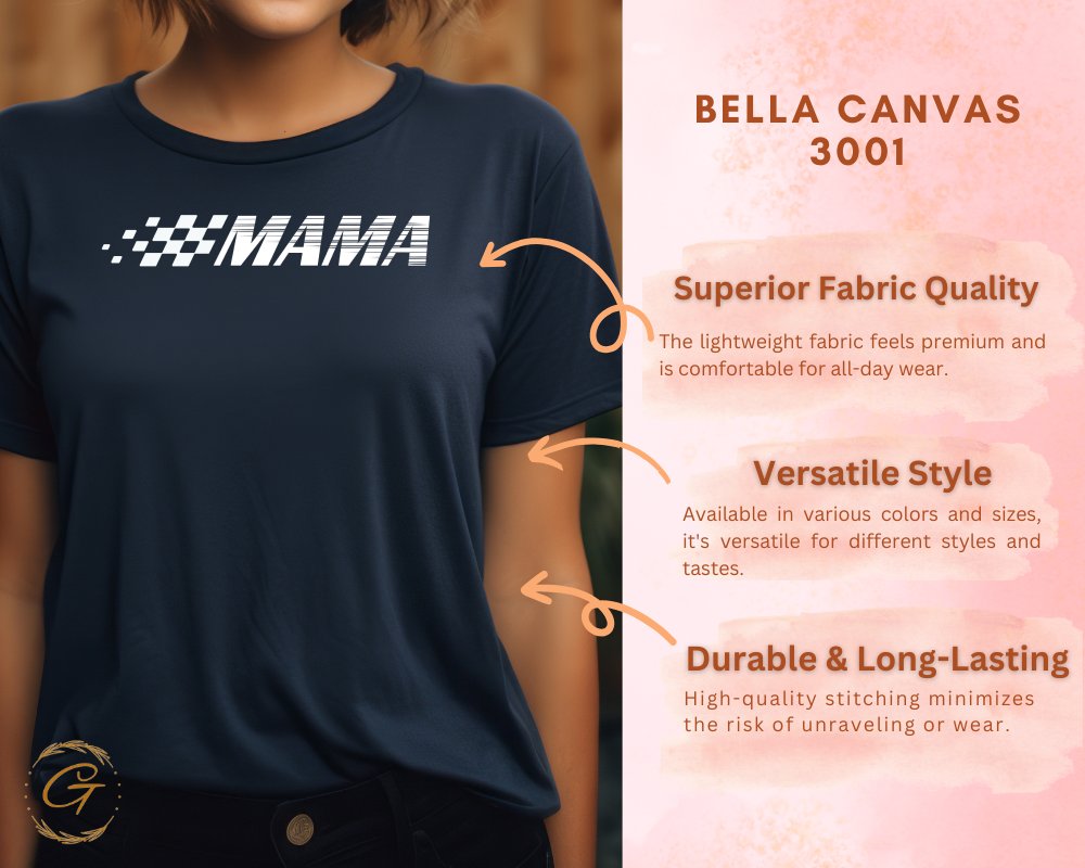 Racing Mama Graphic Tee Shirt product type