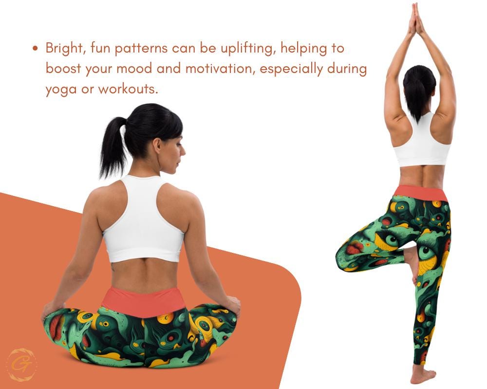 Dreamy Mint AOP Yoga Leggings and Shorts Stylish, Women’s Activewear Comfortable High-Stretch Perfect for Yoga Fitness and for Everyday Wear