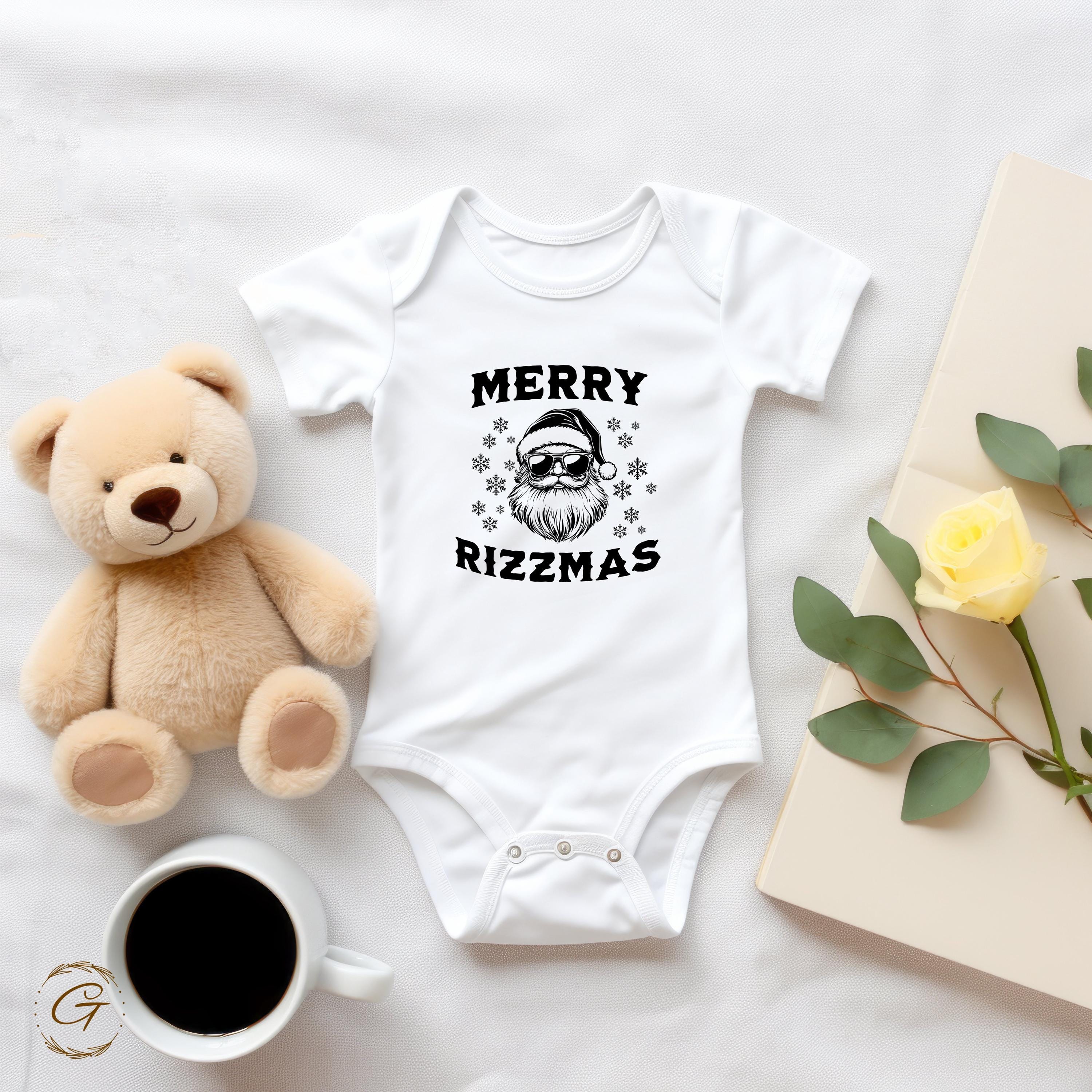 Christmas T-Shirt, Merry Rizzmas Santa Beard Christmas Tee