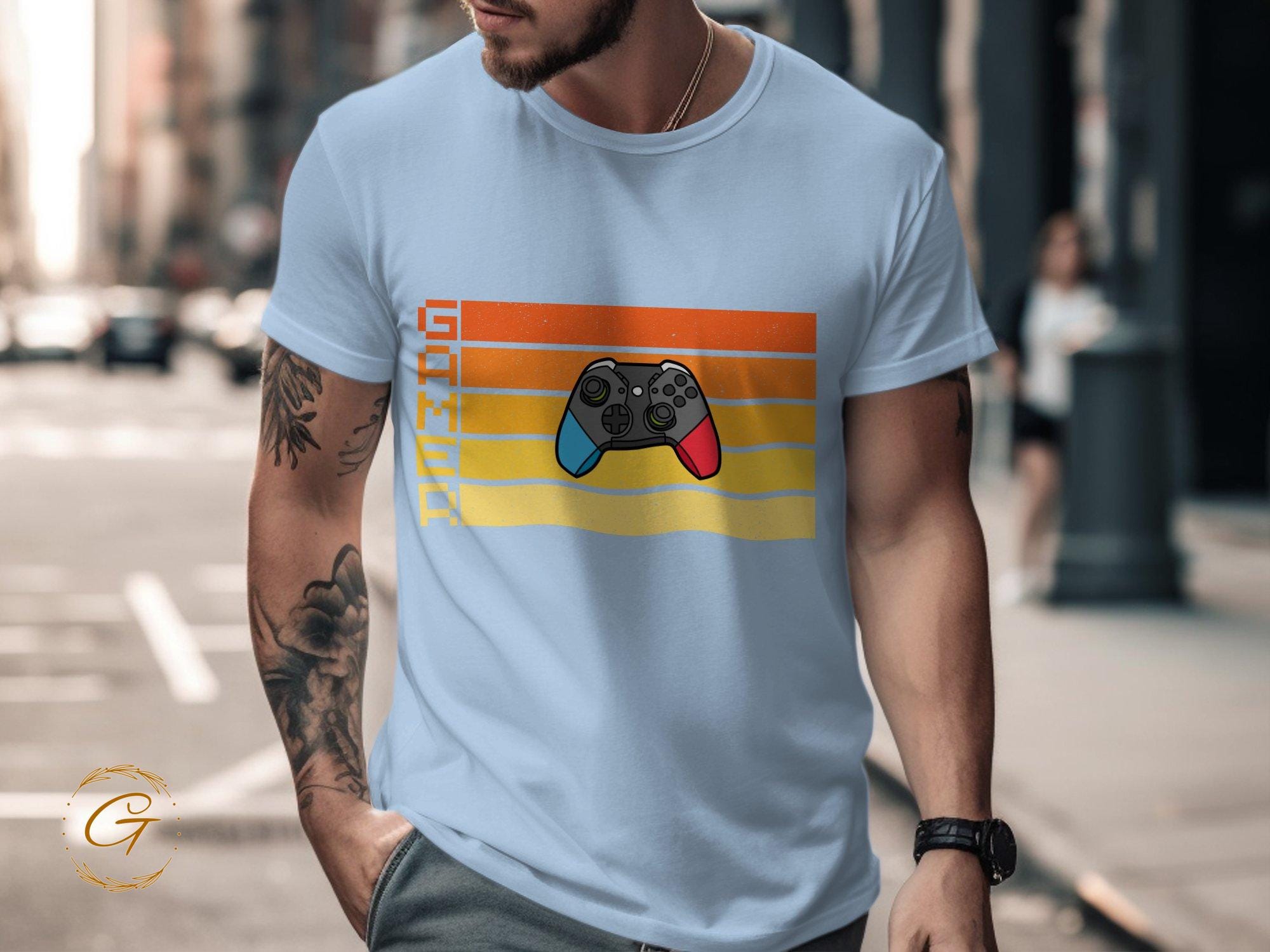 Hobby Shirt Gamer T-Shirt, Retro Game Controller Tee