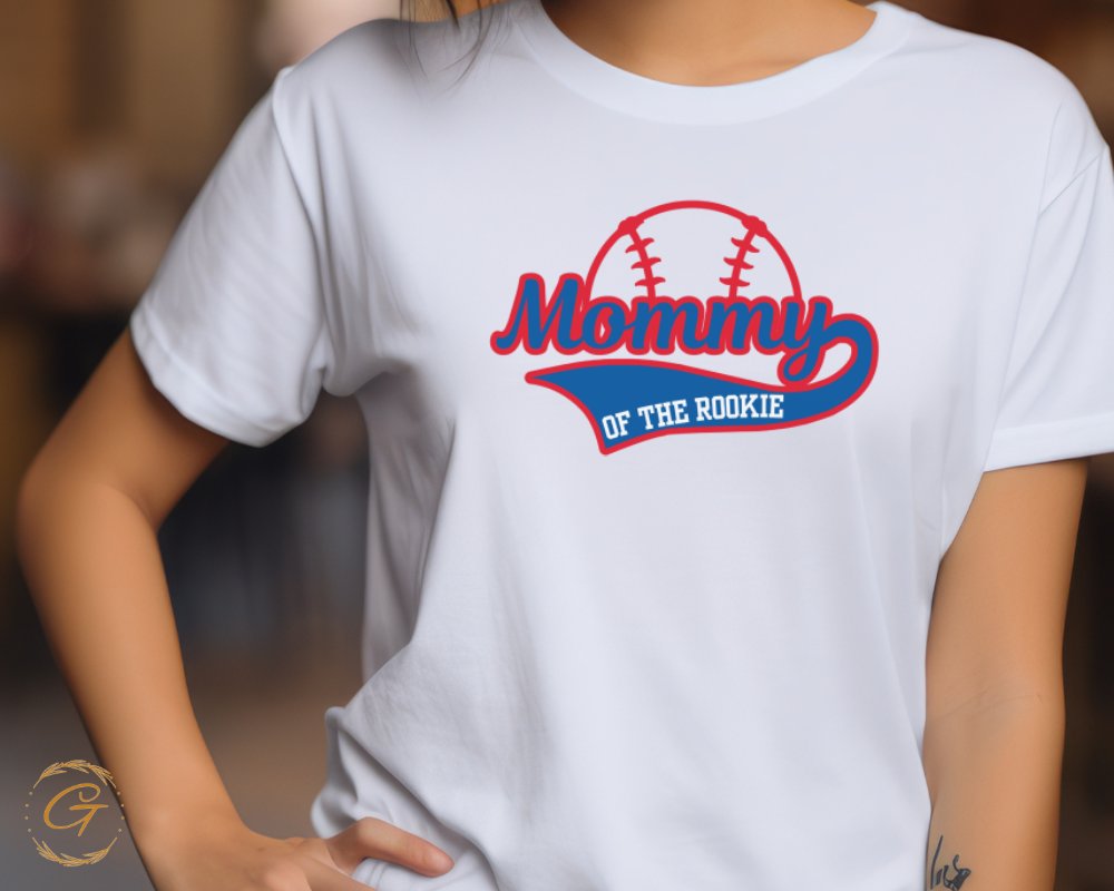 Mommy of The Rookie Baseball Graphic T-Shirt product