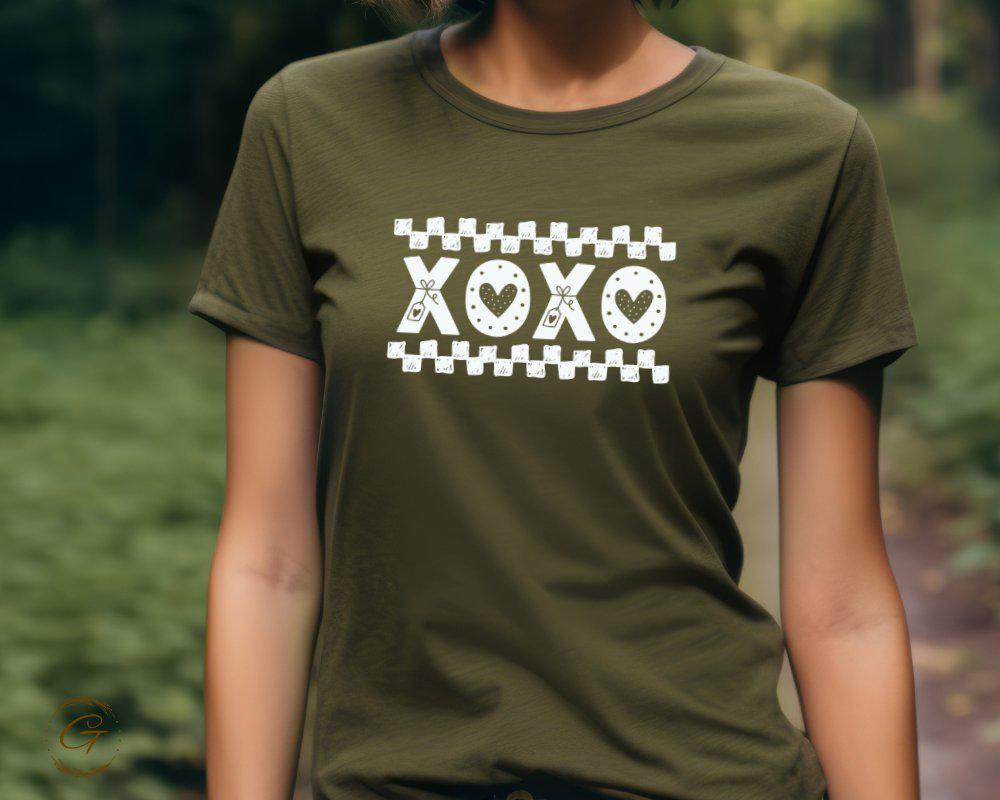 Valentines T-Shirt, Cute XOXO Graphic Tee