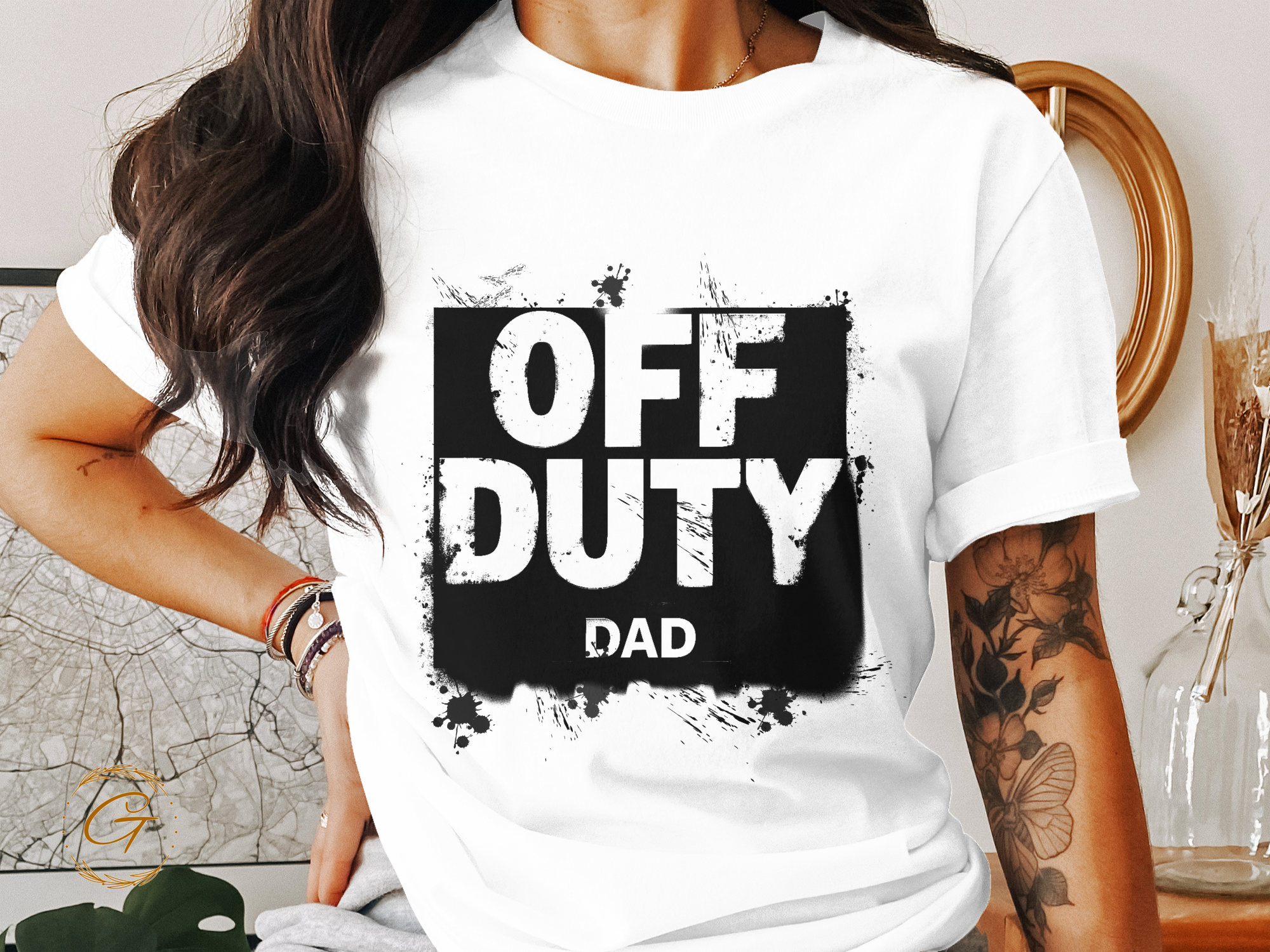 OFF DUTY Dad T-Shirt – Funny Dad Graphic Tee
