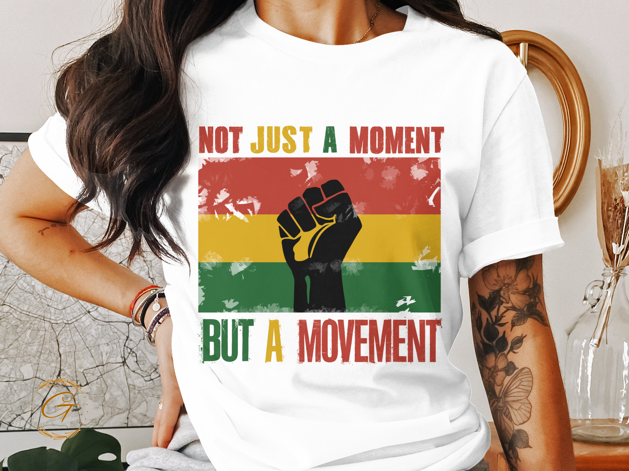 "Not Just a Moment but a Movement" T-Shirt – Empowerment Graphic Tee