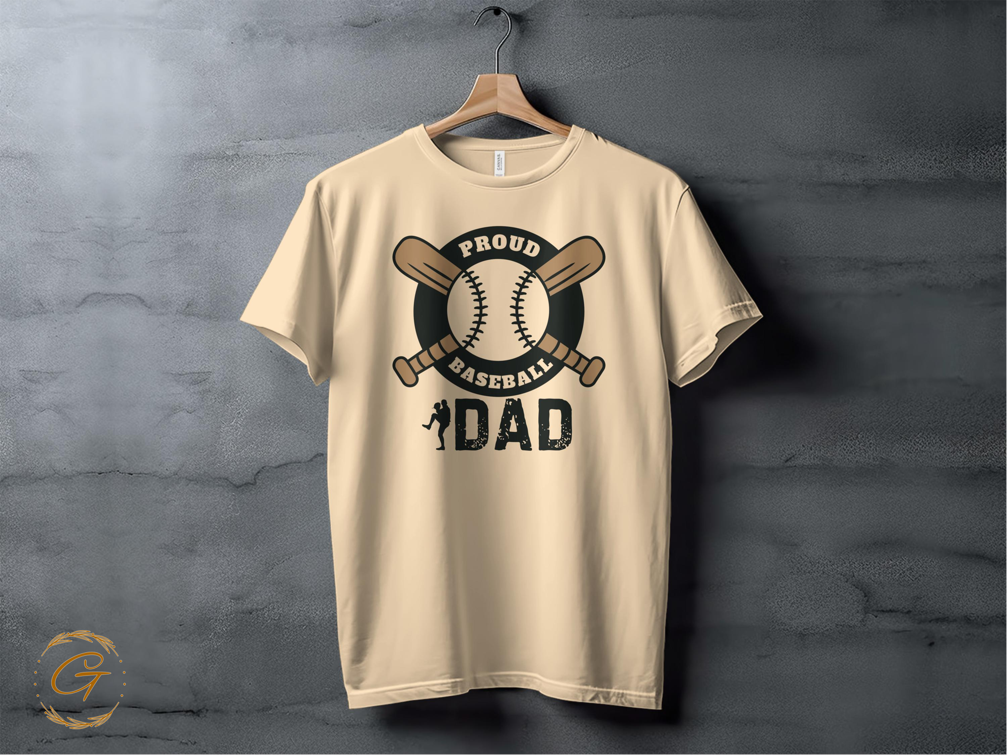 Proud Baseball Dad Graphic Tee Shirt product