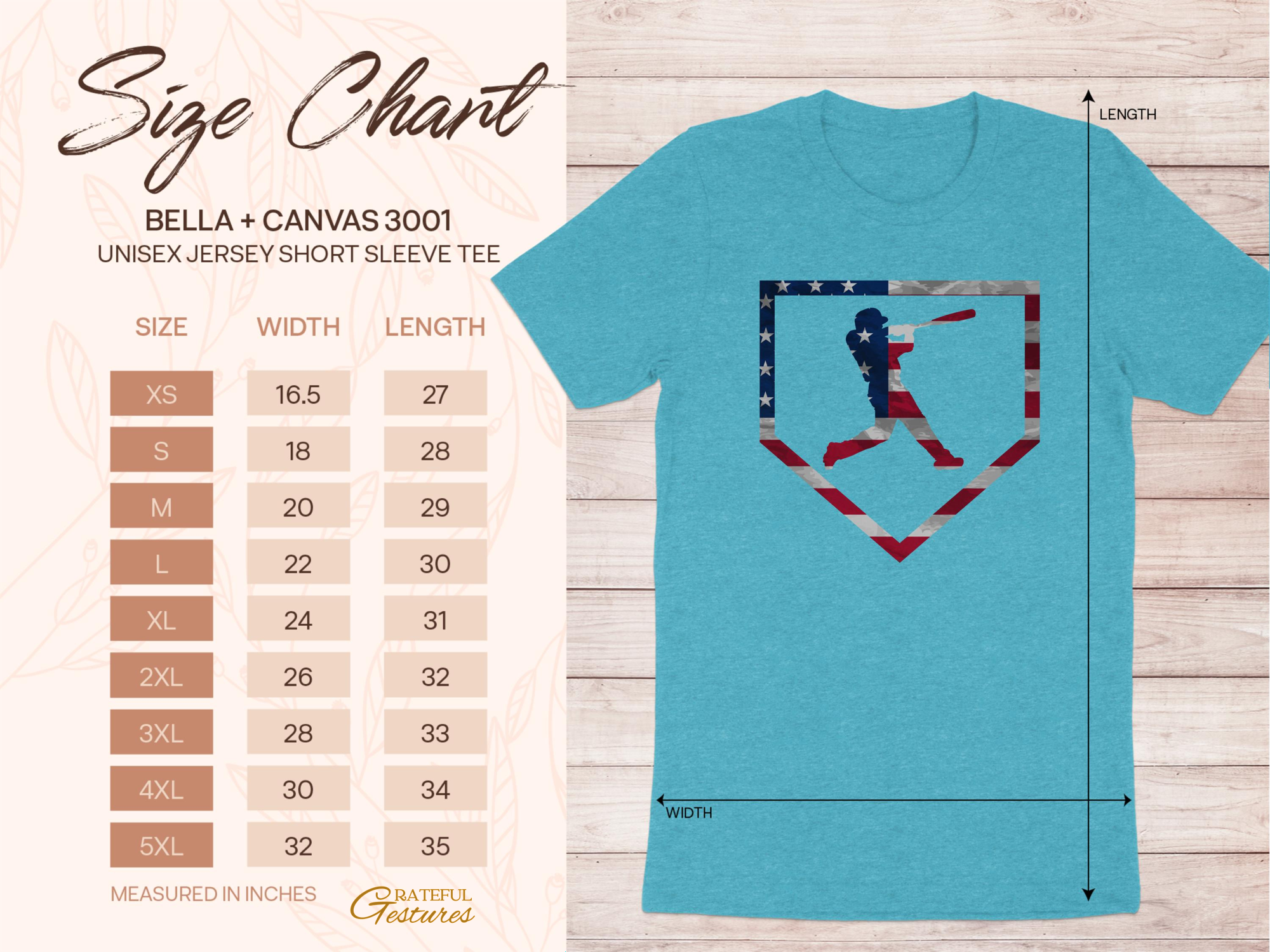 Patriotic Baseball Player Graphic Tee product