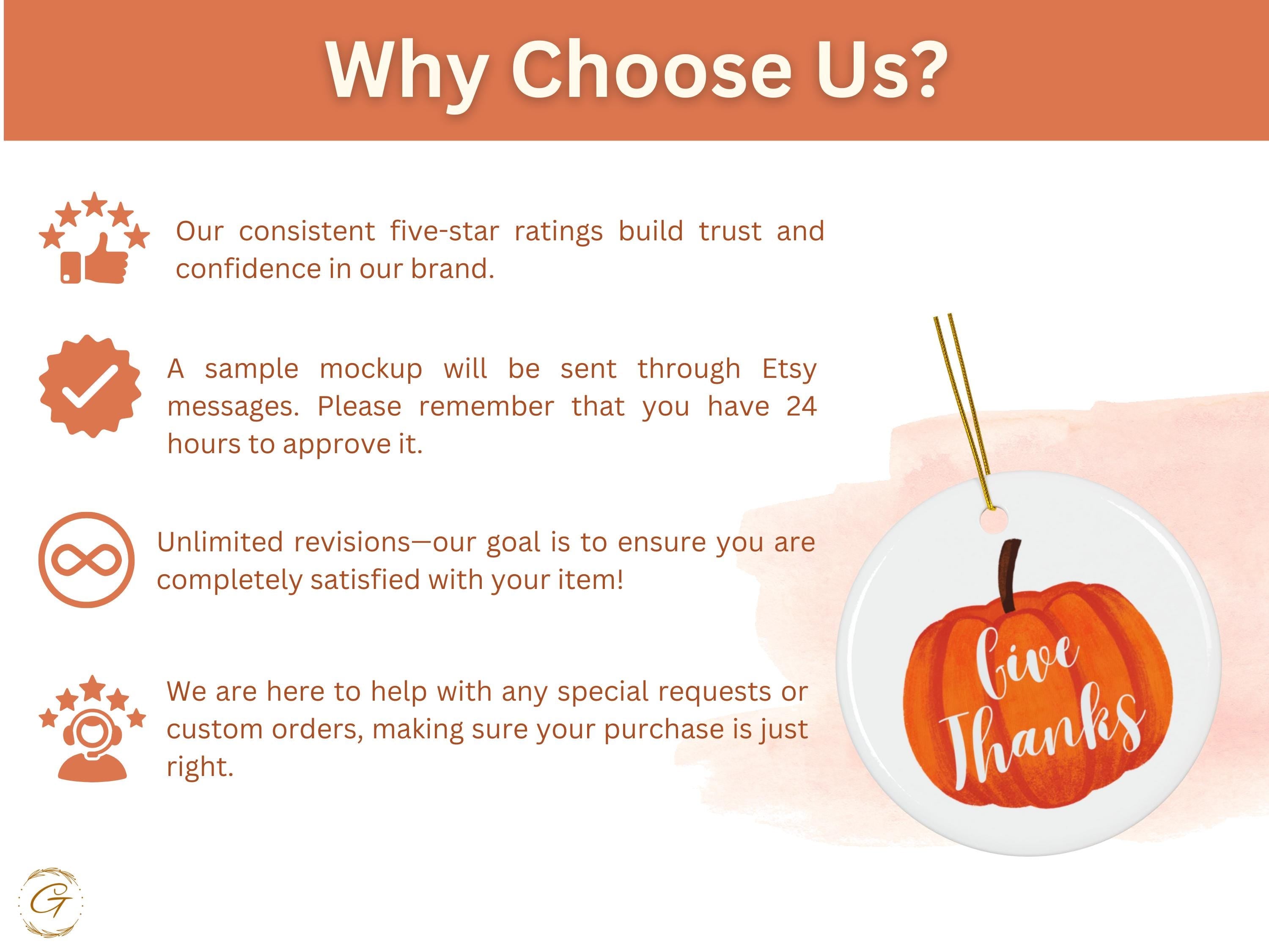 Thanksgiving Pumpkin Ornament, Autumn Home Keepsakes, Give Thanks Fall Ornament, Harvest Themed Decor, Holiday Pumpkin Gift, Seasonal Decors