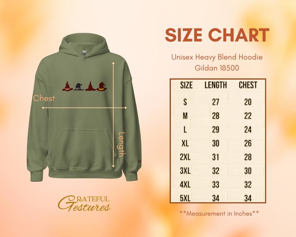Halloween Hoodie, Stylish Embroidery Design Hooded Sweatshirt, Unique Hooded Pullover, Wizard Hat Graphic Hooded Sweatshirt, Cozy Hooded Top