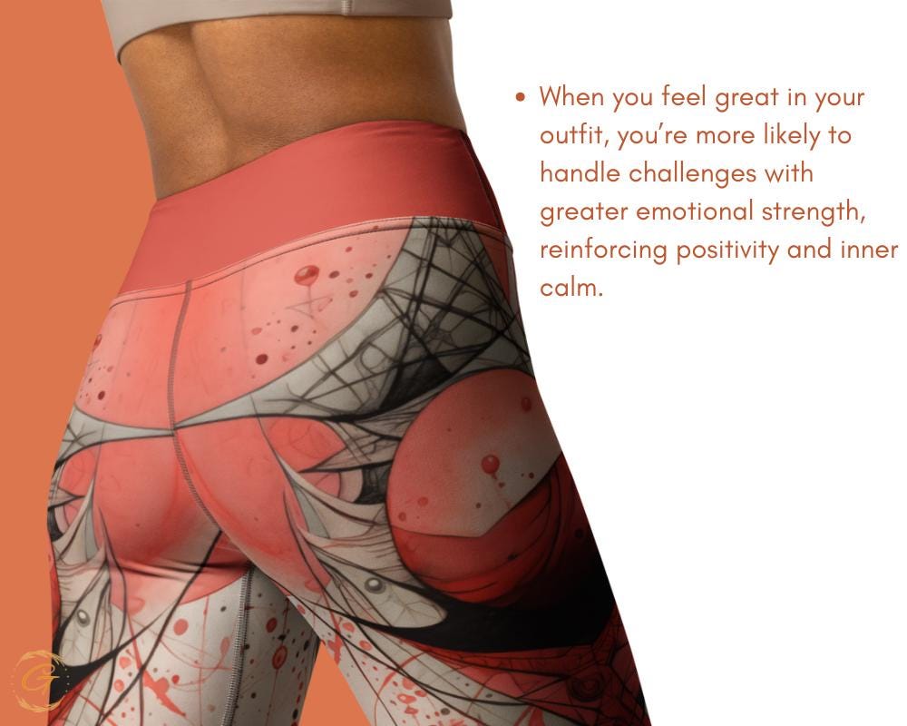 Ruby Alchemy AOP Yoga Leggings and Shorts Stylish Bold Activewear for Women HighStretch Comfortable Perfect for Yoga Fitness and Casual Wear