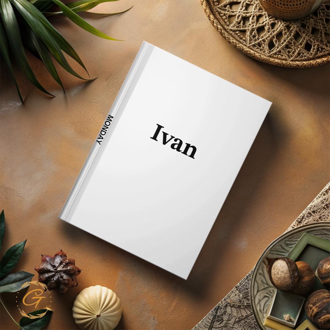 Minimalist Personalized Journal with Custom Name