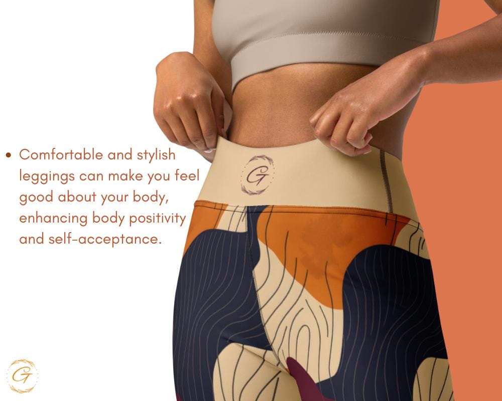 Abstract AOP Yoga Leggings and Shorts – Stylish Activewear with Vibrant Earthy Pattern, Perfect for Yoga, Fitness, Everyday Wear, Yogis Gift