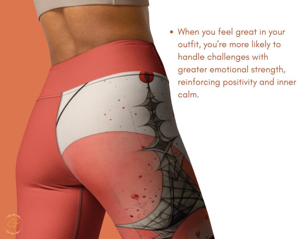 Ruby Alchemy AOP Yoga Leggings and Shorts Bold Activewear for Women High-Stretch Comfortable Perfect for Yoga Fitness and For Everyday Style