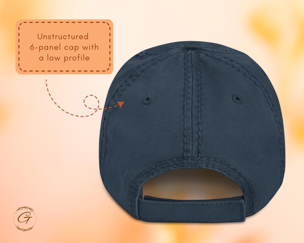 Grateful Gamer Bold Design Distressed Dad Hat