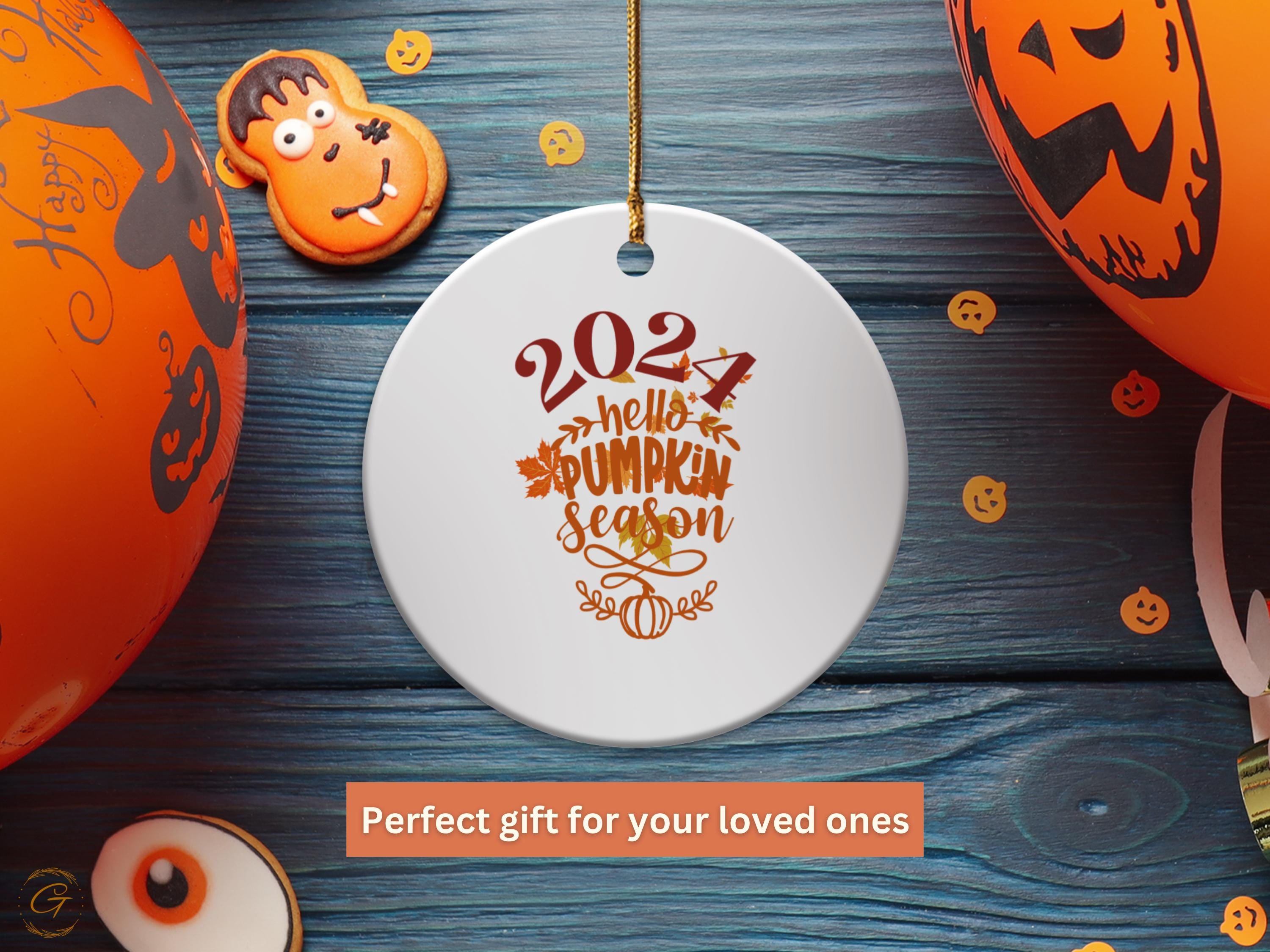 2024 Thanksgiving Pumpkin Season Fall Autumn Ornament, Fall Thanksgiving Ornaments, Rustic Home Decor, Holiday Keepsakes, Ideal Unique Gifts